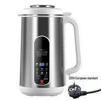 US Stainless Steel Soy Milk Maker - Multi-functional, Large Capacity, Filter-Free Blender with Keep Warm Feature for Baby Food Processing gray