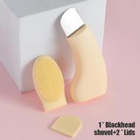 Facial Blackhead Removal Tool Silicone Nose Whitehead Remover Face Scraper for Deep Cleansing Brush Face Spatula Skin Care Tool