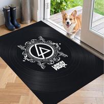 Soft Floor Carpet Linkin Park Pattern Area Rug Decorative Mat For Home Room Decoration 40cmx60cm white