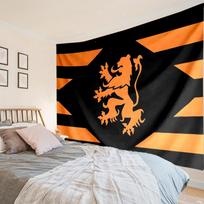 1PC Dundee United Crest Design Tapestry Hanging for Bedroom,Livingroom, Playroom,Decor Art Room Wall Tapestry Holiday and Birthday Gifts 100cmx150cm