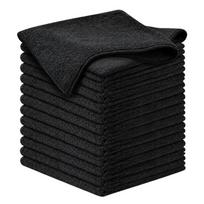 Microfiber Cloths for Cleaning, 12Pieces Soft Washable Wiping Cloths for Dining Tables, Mirrors, Desks, and Vehicle Dusting 30x30CM juoda