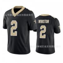 NFL New Orleans Saints 2 Jameis Winston Football Jersey Mens White Gold Lettering Sports Game Uniform XXXL