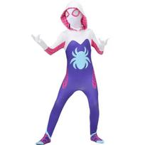 Helovino Gwen kostiumas Žmogus-voras Lygiagrečios visatos cosplay kombinezonas 190cm blue
