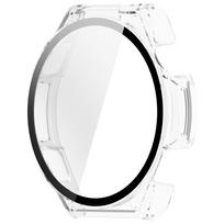 PC Case For Amazfit Balance Ultra Smartwatch High-definition Toughened film integrated protective shell For Amazfit Balance 3 7 Transparent Amazfit Balan white