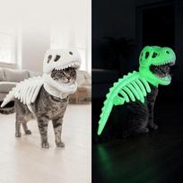 Gobtuvinis kostiumas Dinazauro skeletas Katės kostiumas Minkštas pliušinis Dinazauro kaulas Katės galvos apdangalas Cosplay vakarėlis
