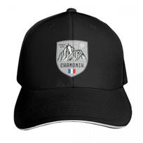 Chamonix Mountain France Emblem Baseball Cap Gift For Him Her Casual Daily Wear Quick Dry Performance black