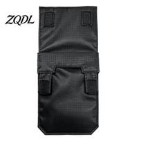 Breathable Ripstop Nylon Organizer Hidden Anti-Theft Passport Pouch, 3-in-1 Concealed Travel Wallet with Hook And Slim Holder Loop Closure,