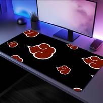 Anime NARUTO Akatsuki Mousepad Large Desk Mat Keyboard Ergonomic Office Rubber PC Nonslip Antifray Home Custom Game 30x80x0.2cm