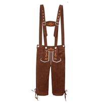 Mens Oktoberfest Suspender Pants With Hat Set Munich Beer Festival Costume XL black