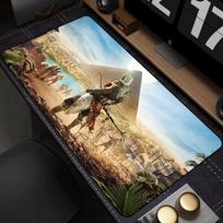 PC žaidėjui A-Assassin S Creed Kompiuterio stalas XXL pelės kilimėlis Žaidimų priedai Stalo kilimėlis Klaviatūros pelės kilimėlis Spintelė Didelis 900x400 40cmx90cm(15.7x35.4inch)