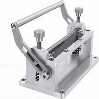 2pcs Adjustable Thickness Leather Splitter Tool Manual Peeling Machine  Leathercraft Projects gray