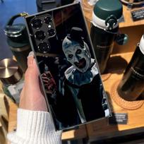 Horror Movie Terrifier Cases Phone Case for Samsung Galaxy S26 Ultra S25 Edge S24 S23 FE S21 Plus S20 S22 S10 Cover TPU Capa She Samsung S23 Plus gray