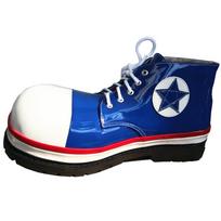 Per dideli guminiai klouno batai cirkui ir pasirodymams One Size blue