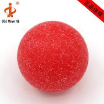 Stalo futbolo plastikiniai priedai - 36 mm matiniai balti kamuoliukai 6 per pack red