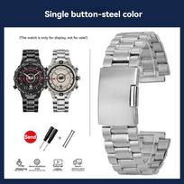 TimeX Tide serijos nerūdijančio plieno laikrodžio apyrankė T2N721 T2N720 TW2R55500 T2N739 vyriškas metalinis apyrankės galas 24x16mm su įrankiais 24x16mm gray