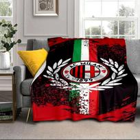 Ac Milan Nešiojamas pledas/Minkštas pledas Lovos pledas Tinka kelionėms, stovyklavimui, svetainėms, biurams, sofoms Ventiliatoriaus dovanos 75x90cm