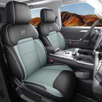 Jetour Shanhai T2 2026 Universalus odinis sėdynės užvalkalas - Pilnas padengimas visiems sezonams Half Rear Coverage gray
