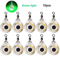 10-100 vnt. Mini žvejybos masalo švieselė LED žuvis viliojanti švieselė Akių formos Žvejybos kalmarų žvejybos masalas Šviečiantis masalas Povandeninis 10PCS žalia