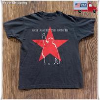 Rage Against the Machine Unisex T-Shirt Unisex Black T-shirt Size S- L red