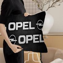 O-OPEL LOGO pagalvės užvalkalas sofos pagalvėlės užvalkalas namų kambario dekoracija vaikų dovana 18x18Inch