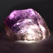 Natural Purple Ametrine Loose Gemstone Uncut Raw Rough 100.00 ct for Lapidary and Gem Collections 32.6 mm approx violetinė