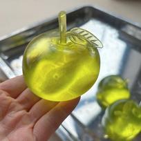Žali vaisiai spaudomi žaislai Streso malšinimui Vent Fidget žaislai Plastiški spaudžiami žaislai Relaksuojanti dovana draugams žalia