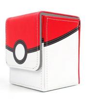 Deck Case Monster Ball Brand Unused Pokemon CardFlip - - New, red
