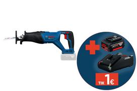 Akumuliatorinis tiesinis pjūklas BOSCH PROFESSIONAL, GSA 18V-280 SOLO, 18 V, be akumuliatoriaus ir k