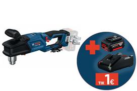 Akumuliatorinis kampinis gręžtuvas be akumuliatoriaus BOSCH Professional GRD 18V-127 HX SOLO, 18 V,