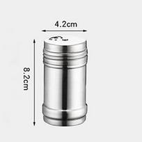 Spice Jar Container Stainless Steel Seasoning Pot Set Household Bottle Cup Magnetic Tank Seasoning Bottle gray
