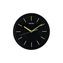SEIKO kvarcinis mechanizmas Plastikinis sieninis laikrodis Unisex Juodas QXA476Y QXA476Y QXA476Y 31CM