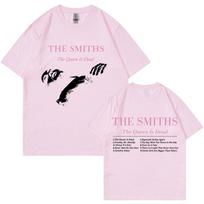 The Smiths The Queen Is Dead Morrissey Print Oversized Tshirt Fashion Punk Rock Band Tshirts Streetwear Unisex Comfort T Shrit S white