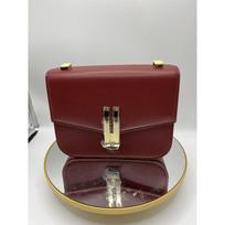 bag leather women's bag messenger bag versatile retro commuter small square bag 23*7*18cm bordinė