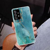 Madingas auksinis rožinis geometrinis marmurinis dėklas telefonui Samsung Galaxy A51 A71 A50 A70 A40 A30 A20E A10 A41 A31 A21S A11 A01 A6 Samsung A50