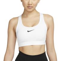 (WMNS) Nike Swoosh Medium Support Sports Bra 'White' Women's DX6822-100 S beige