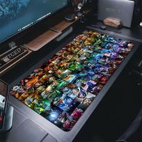 XXL DOTA Game Mouse Pad Extended Mousepad Office Computer Accessories Durable Desk Mat AntiSlip Rubber Cloth Keyboard Pads 30x80x0.2cm brown