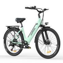 Hillmiles Milecity 1 26 colių elektrinis miesto dviratis, 250W miesto E-dviratis su 7 pavaromis, 36V 13Ah nuimama baterija, didžiausias nuotolis 80 km