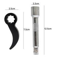 1/2 Inch Driveshaft CV Joint Puller Remover Tool Horn Style Axle Separator Disassembler Kit  Socket Extension Rod Hand Tool 1Set gray