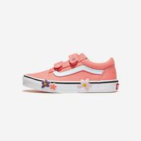 [VANS] Old Skool Velcro Flower [VN000Z6HGSB-SUNSET BLUSH PINK] 175