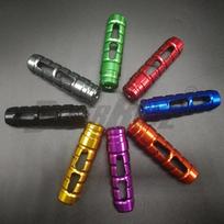 Universalūs CNC aliuminio motociklo kojų atramos, pedalai, galinis komplektas, lenktyninis variklis KTM, Suzuki, Honda, Yamaha, Ducati, BMW violetinė