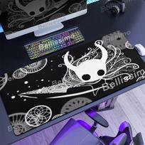 Hollow Knight Anime Large Gaming Mouse Pad NonSlip AntiDirty Desk Mat Waterproof Keyboard Pad for Game Fans 30x80x0.2cm white