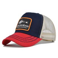 Embroidery Baseball Caps For Men And Women Snapback Fishing Hats Mesh Sun Hat Spring Autumn Outdoor Use Hip Hop Fitted Cap Fashion Fish Bone black