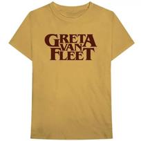 Greta Van Fleet Mens T shirt- My Way Soon Album Tour T shirt Licensed Band Merch - Boyfriend Tee 3XL brown