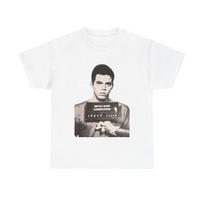 Steve O Jackass Y2K Mugshot Funny Graphic Adult Unisex Tee T-Shirt Mens Kids 3XL gray