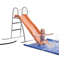 VEVOR Water Slide, 165 cm Outdoor Waterslide for Kids, Free Standing Pool Wave Slide with Ground Tarp, Built in Adjustable Sprinkler
