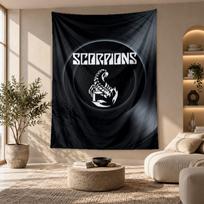 Decorative Tapestry,Scorpions Printed Wall Art, Lightweight Wall Hanging For Bedroom Background 100cmx150cm gray