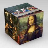 Vaikams 3x3x3 Rubiko kubas Planeta Astronautas Garsus paveikslas Įžymybės 3x3 Dėlionės kubas Žaislas vaikams Švietimo Magico Cubo Dovana beige
