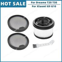 Compatible For Dreame T10, T20, T20 Pro, T30, T30 Neo, R10, R10 Pro, R20, Xiaomi G9 G10 Parts Accessories Front HEPA Filter gray