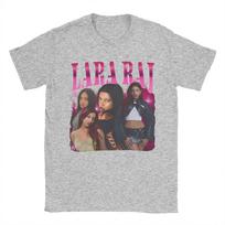 Katseye Lara Raj Marškinėliai Vyriški Juokingi Grynos Medvilnės T-shirtai Apvalia Kaklo Trumpomis Rankovėmis Marškinėlis 4XL 5XL 6XL Viršutiniai Drabužiai M gray