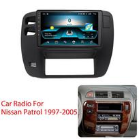 Android automobilio radijas Nissan Patrol 1997-2005 m. Vaizdo įrašų multimedijos grotuvas „Bluetooth“ Navigacija GPS Carplay stereo 4-core 1+32CP black